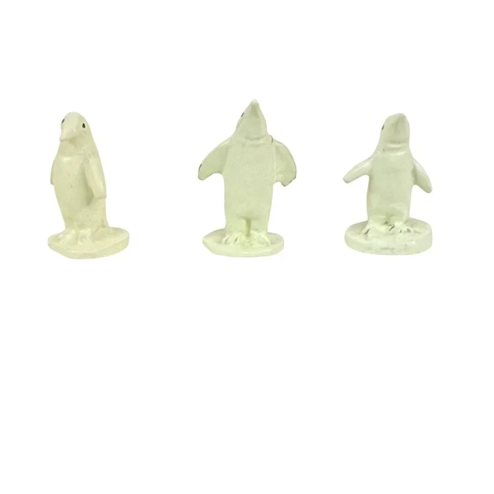 Snowbabies Dept 56 Helpful Friends Pewter Miniature Set of 4 7608-2 Hand Painted